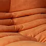 Togo Sofa 3-Seater Textile Orange 9