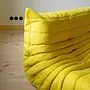 Togo Sofa 3-seater textile lemon yellow 4