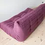 Togo Sofa 3-Seater Textile Aubergine 4