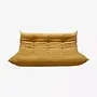 Togo Sofa 3-seater velvet mustard yellow 0