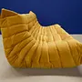 Togo Sofa 3-seater velvet mustard yellow 3
