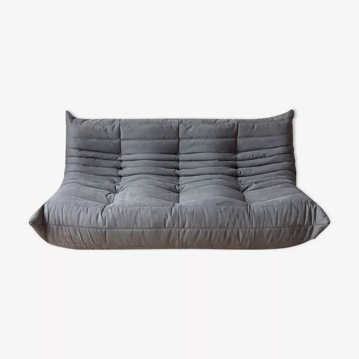 Togo Sofa 3-Sitzer Textil Grau 0