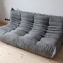 Togo Sofa 3-seater Textile Grey 2