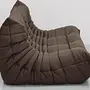 Togo Sofa 3-Sitzer Leder Braun 3