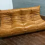 Togo Sofa 3-Sitzer Leder Beige 4
