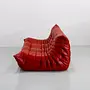 Togo Sofa 3-Sitzer Leder Rot 2