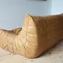 Togo Sofa 3-seater pull-up leather camel brown 2