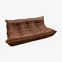 Togo Sofa 3-Sitzer Leder Braun 0