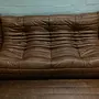 Togo Sofa 3-Sitzer Leder Braun 2