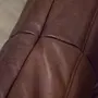 Togo Sofa 3-Seater Pull-Up Leather Chocolate Brown 2