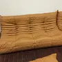 Togo Sofa 3-Sitzer Leder Beige 1