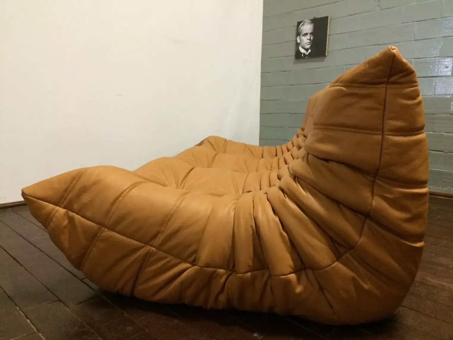 Togo Sofa 3-Sitzer Leder Beige 2