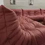 Togo Sofa 3-Sitzer Leder Rot 2