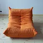 Togo Armchair Textile Orange 1