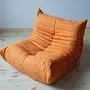 Togo Armchair Textile Orange 2