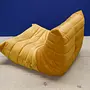 Togo armchair velvet mustard yellow 2