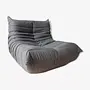 Togo armchair textile grey 0