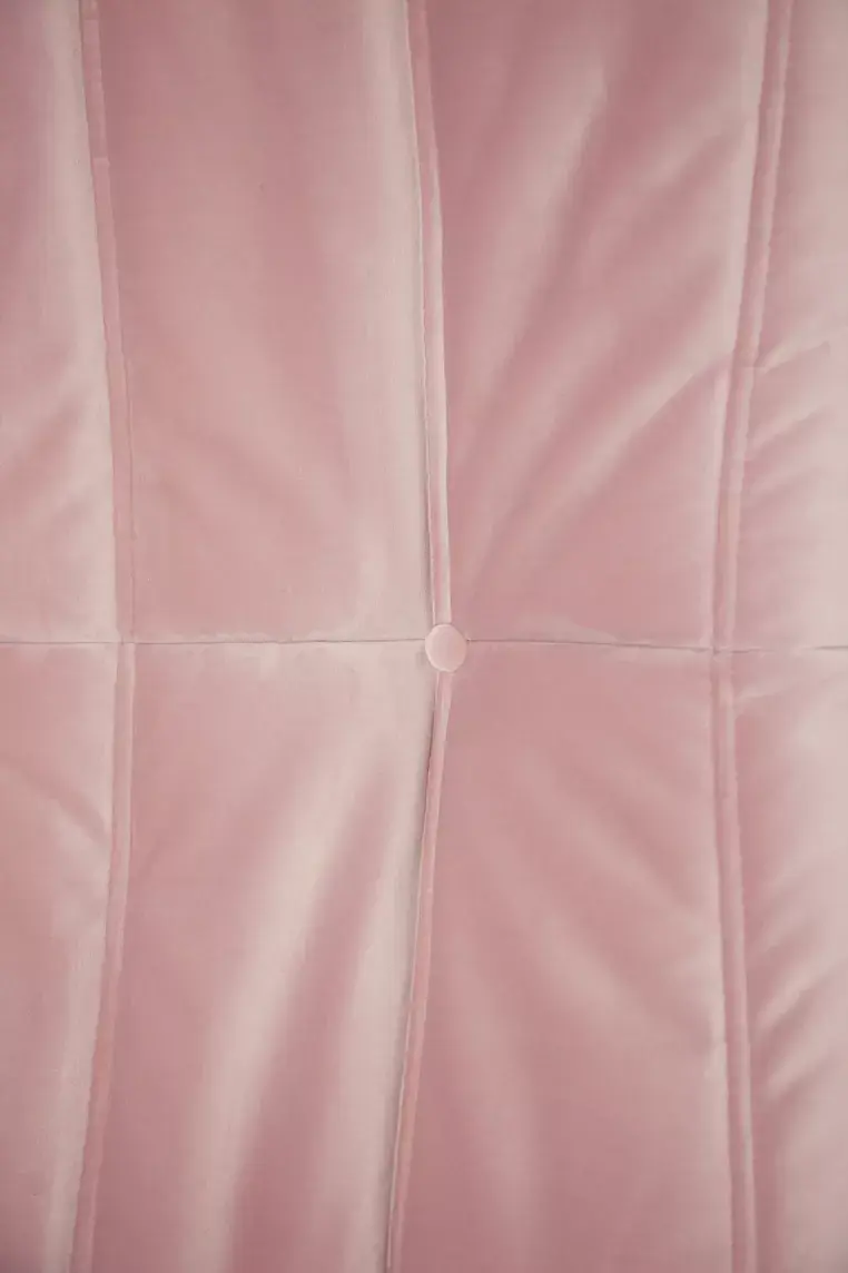 Togo Armchair Velvet Light Pink 8