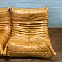 Togo Sessel Leder Beige 3