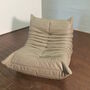 Togo Sessel Leder Grau 1