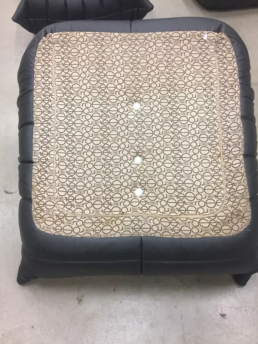 Togo Sessel Leder Schwarz 1