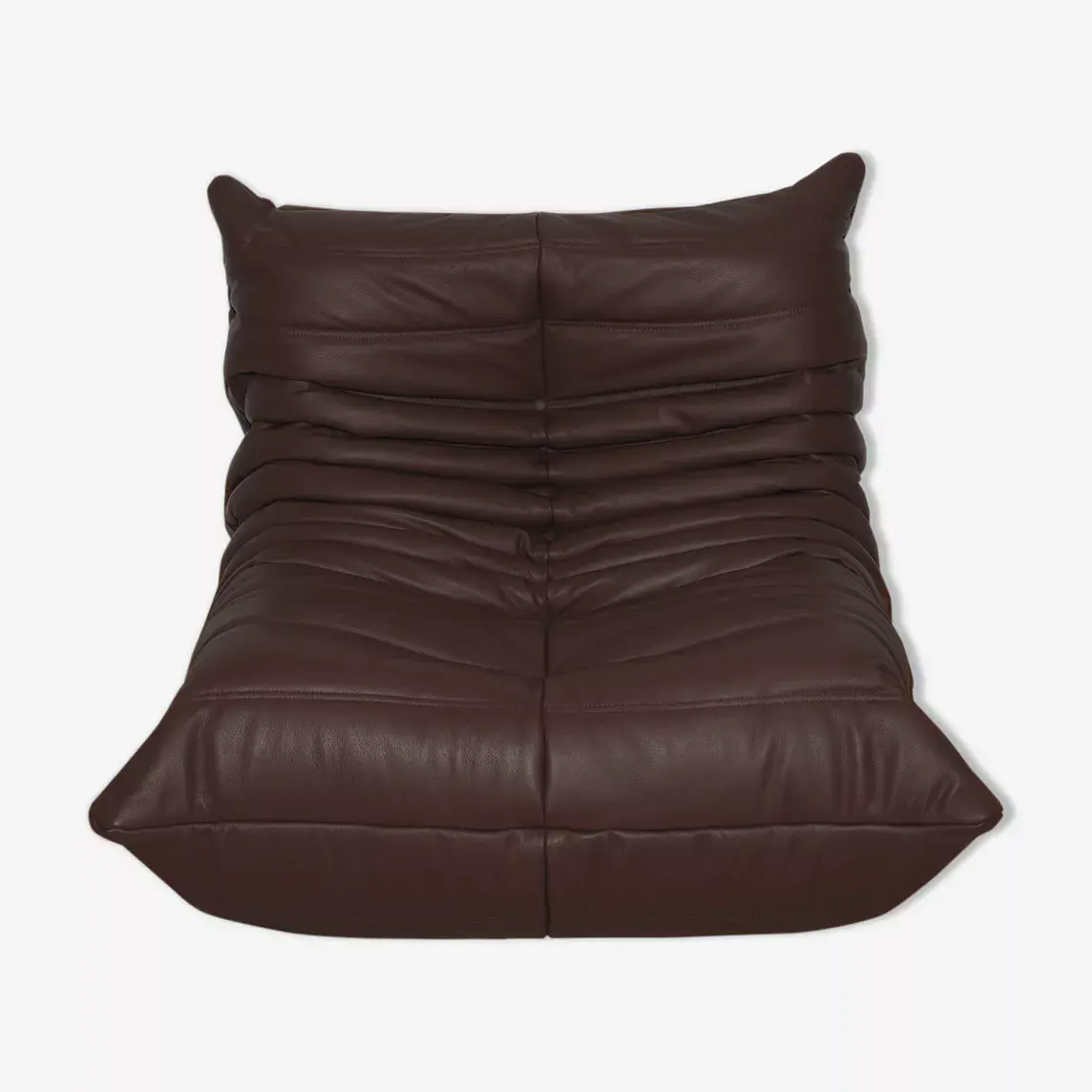 Togo Armchair Madras Leather Brown 0
