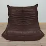 Togo Sessel Madras-Leder Braun 1