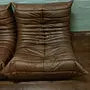 Togo Sessel Leder Braun 4