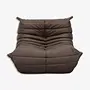 Togo Sessel Leder Braun 0