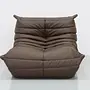 Togo Sessel Leder Braun 1