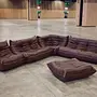 Togo armchair Pull-Up-Leather Chocolate Brown 3