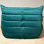 Togo armchair velvet petrol 5