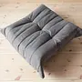 Togo Ottoman Textile Grey 1