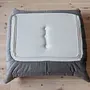 Togo Ottoman Samt Grau 2
