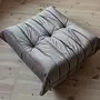 Togo Ottoman Velvet Warm Grey 2