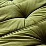 Togo Ottoman Velvet Olive Green 9