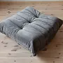 Togo Ottoman Velvet Silver Grey 2