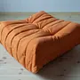 Togo Pouf Tessuto Arancione 5