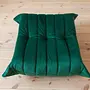 Togo Ottoman Emerald Green Velvet 2