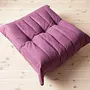 Togo Ottoman Textile Eggplant 1