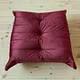 Togo Ottoman Velvet Burgundy 4