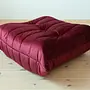 Togo Ottoman Velvet Burgundy 5
