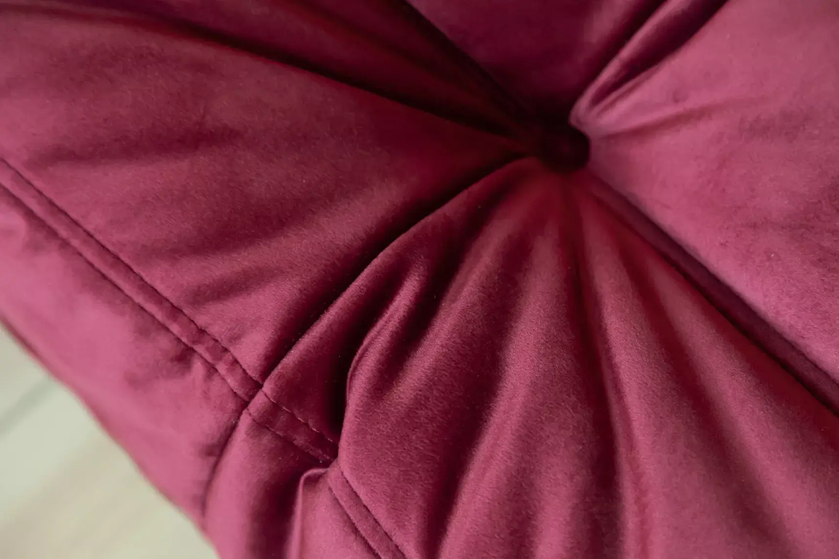 Togo Ottoman Velvet Burgundy 9