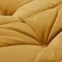 Togo Ottoman Mustard Yellow Velvet 4