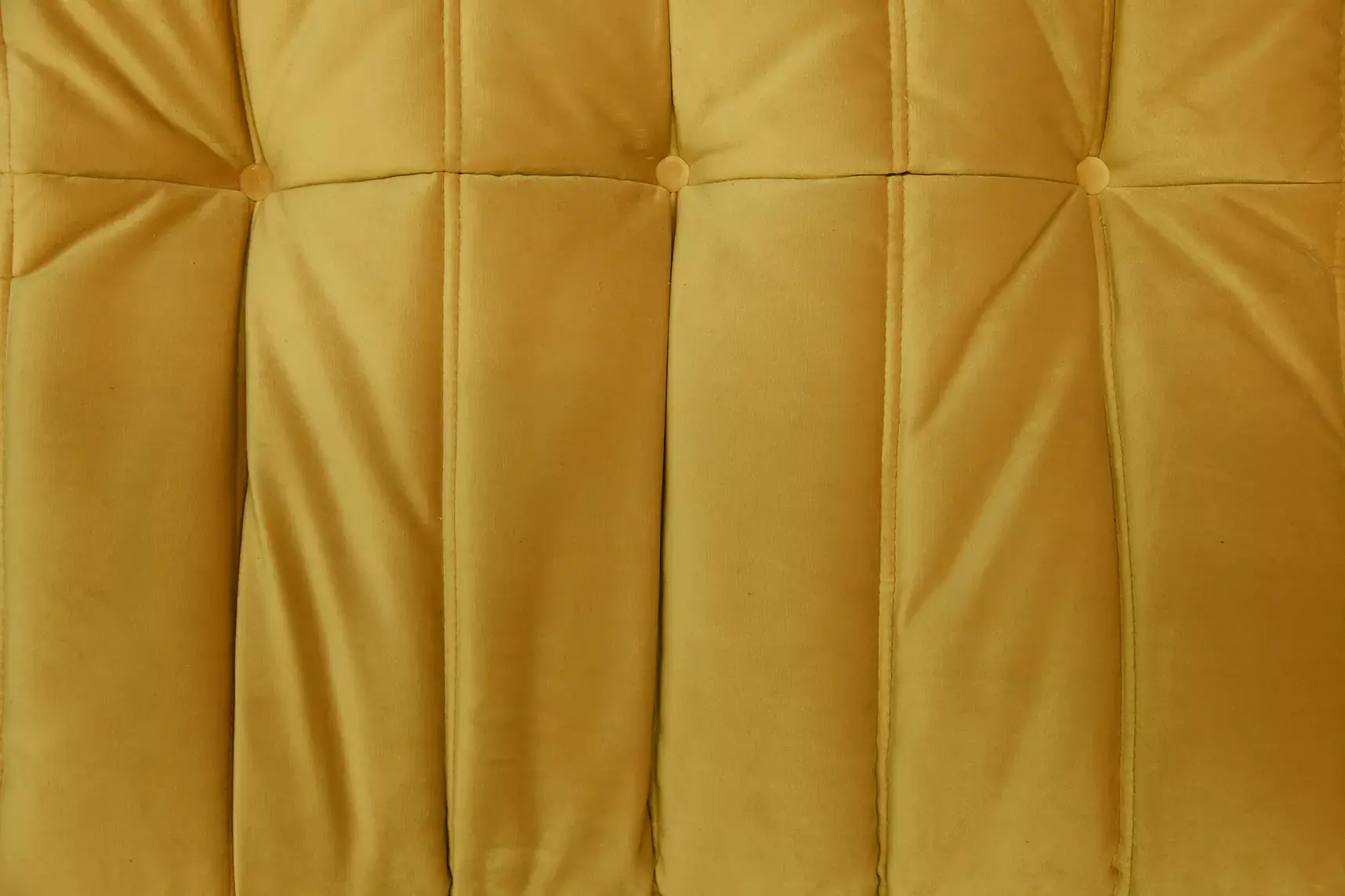 Togo Ottoman Mustard Yellow Velvet 5
