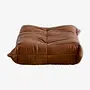 Togo Ottoman High-gloss leather Antique brown 0