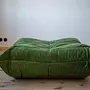 Togo Ottoman Pull-Up Leather Green 1