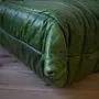 Togo Ottoman Pull-Up-Leder Grün 4