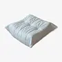 Togo Ottoman Madras Leather White 0