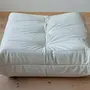 Togo Ottoman Pelle Madras Bianco 1